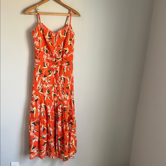SOLID & STRIPED Tilda Dress Orange XS - Picture 2 of 15